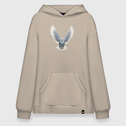 Худи оверсайз Сова с расправленными крыльями