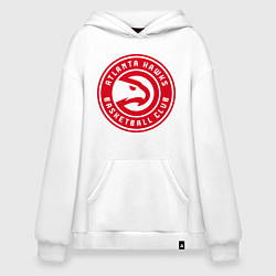 Толстовка-худи оверсайз Атланта Хокс НБА, цвет: белый