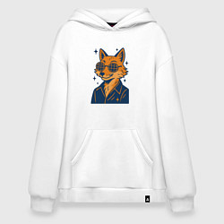 Худи оверсайз Лиса в очках