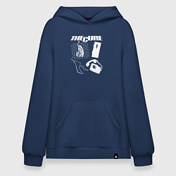 Толстовка-худи оверсайз The Cure group, цвет: тёмно-синий