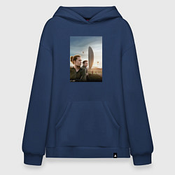 Толстовка-худи оверсайз Arrival, цвет: тёмно-синий