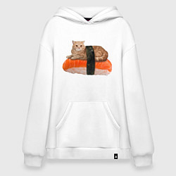 Толстовка-худи оверсайз Котосуши, цвет: белый