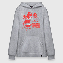 Толстовка-худи оверсайз Freddy Game Over, цвет: меланж