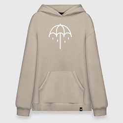 Толстовка-худи оверсайз BMTH Symbol, цвет: миндальный