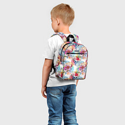 Детский рюкзак Цветы и бабочки 5, цвет: 3D-принт — фото 2