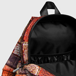 Детский рюкзак Кирпичи, цвет: 3D-принт — фото 2