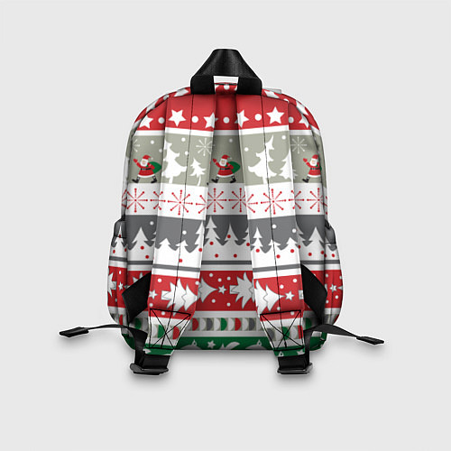 Детский рюкзак Новогодний орнамент / 3D-принт – фото 2