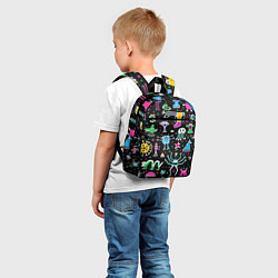 Детский рюкзак Космо вечеринка, цвет: 3D-принт — фото 2