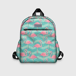 Детский рюкзак Flamingo Pattern, цвет: 3D-принт