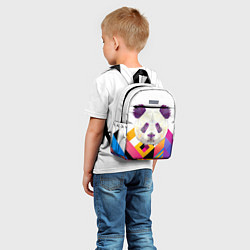 Детский рюкзак Панда: геометрия, цвет: 3D-принт — фото 2