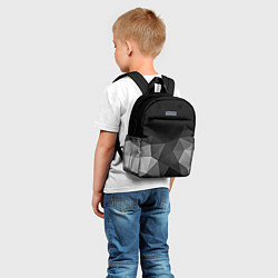 Детский рюкзак Abstract gray, цвет: 3D-принт — фото 2
