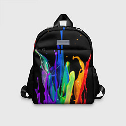 Детский рюкзак Всплеск красок, цвет: 3D-принт