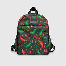 Детский рюкзак Перчики, цвет: 3D-принт