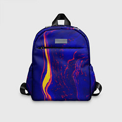 Детский рюкзак Ультрафиолетовые разводы, цвет: 3D-принт