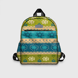 Детский рюкзак Индийский узор, цвет: 3D-принт