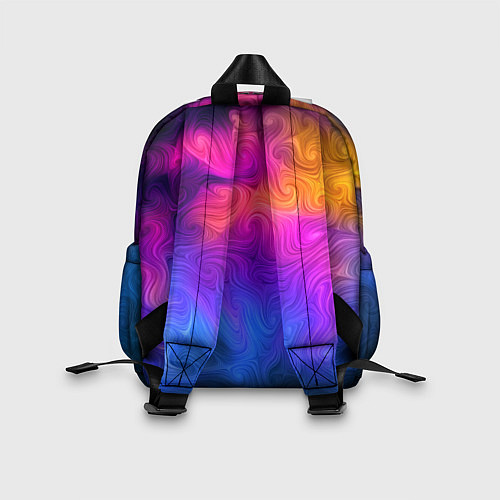 Детский рюкзак Узор цвета / 3D-принт – фото 2