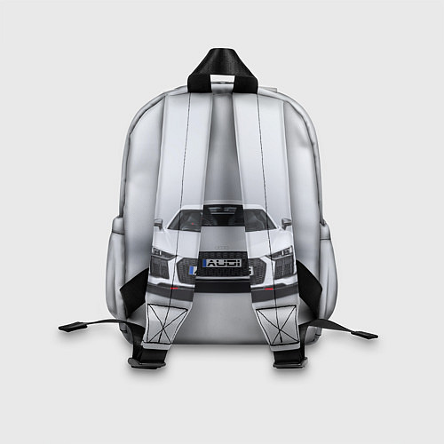 Детский рюкзак Audi серебро / 3D-принт – фото 2