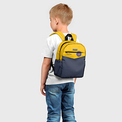 Детский рюкзак PSG: Navy Yellow, цвет: 3D-принт — фото 2