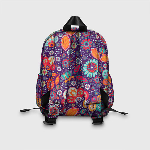 Детский рюкзак Цветочный взрыв / 3D-принт – фото 2