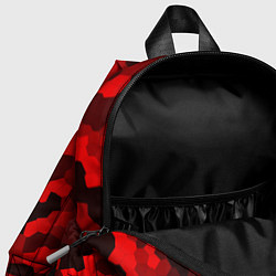 Детский рюкзак PUBG: Red Mozaic, цвет: 3D-принт — фото 2