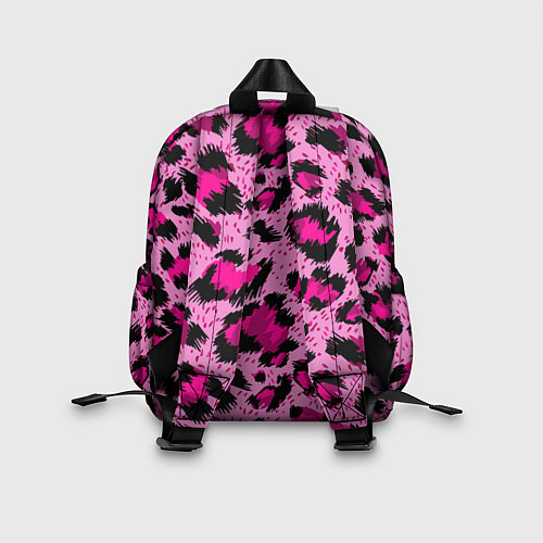 Детский рюкзак Розовый леопард / 3D-принт – фото 2