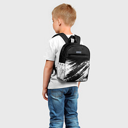 Детский рюкзак Белый и черный, цвет: 3D-принт — фото 2