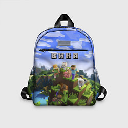 Детский рюкзак Майнкрафт: Вика, цвет: 3D-принт