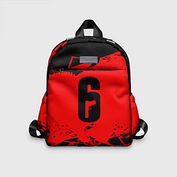 Детский рюкзак R6S: Red Outbreak, цвет: 3D-принт