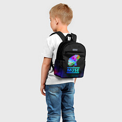 Детский рюкзак Muse: Neon Flower, цвет: 3D-принт — фото 2