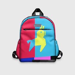 Детский рюкзак Цветная Лама, цвет: 3D-принт