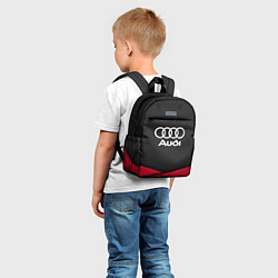 Детский рюкзак Audi: Grey Carbon, цвет: 3D-принт — фото 2