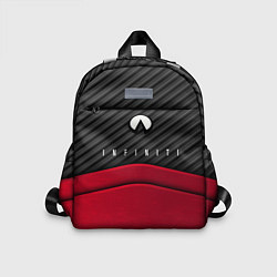 Детский рюкзак Infiniti: Red Carbon, цвет: 3D-принт