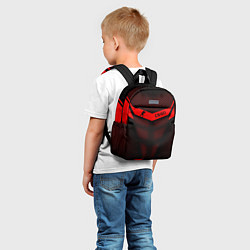 Детский рюкзак CS:GO Red Carbon, цвет: 3D-принт — фото 2