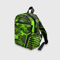 Детский рюкзак CS:GO Light Green Camo, цвет: 3D-принт — фото 2