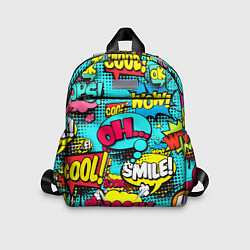 Детский рюкзак Кислотный поп-арт, цвет: 3D-принт