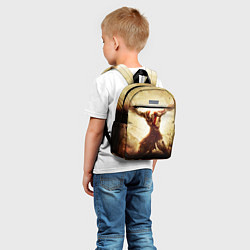 Детский рюкзак Воинственный Кратос, цвет: 3D-принт — фото 2