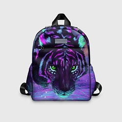 Детский рюкзак Неоновый тигр, цвет: 3D-принт