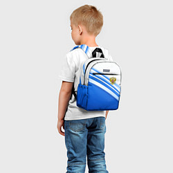 Детский рюкзак Россия: голубая волна, цвет: 3D-принт — фото 2