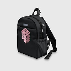 Детский рюкзак Black Pink Cube, цвет: 3D-принт — фото 2