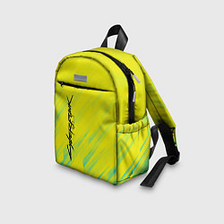Детский рюкзак Cyberpunk 2077: Yellow, цвет: 3D-принт — фото 2