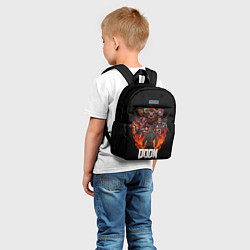 Детский рюкзак DOOM History, цвет: 3D-принт — фото 2