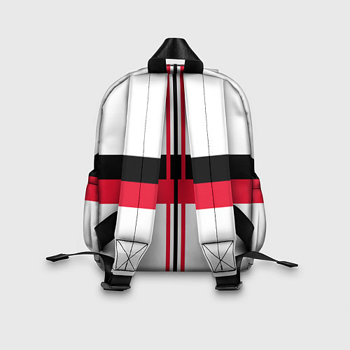 Детский рюкзак AC Milan: White Form / 3D-принт – фото 2