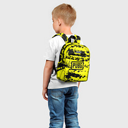 Детский рюкзак PUBG: Yellow Stained, цвет: 3D-принт — фото 2