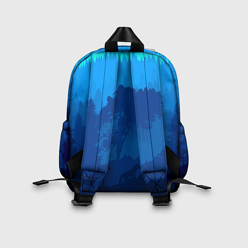 Детский рюкзак Fortnite: Blue Forest / 3D-принт – фото 2