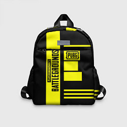 Детский рюкзак PUBG: Yellow Lifestyle, цвет: 3D-принт