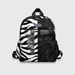 Детский рюкзак PUBG: Zebras Lifestyle, цвет: 3D-принт