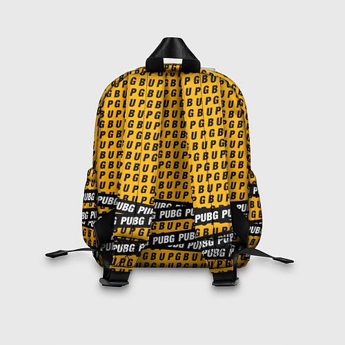 Детский рюкзак PUBG Life: Yellow Style / 3D-принт – фото 2