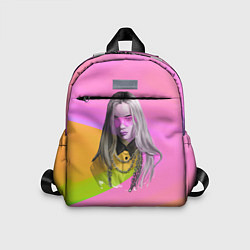 Детский рюкзак Billie Eilish: Pink Fashion, цвет: 3D-принт