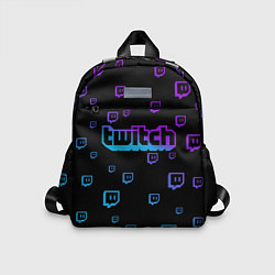 Детский рюкзак Twitch: Neon Style, цвет: 3D-принт