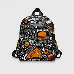 Детский рюкзак Fast Food, цвет: 3D-принт
